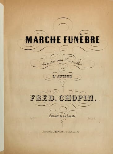 Tapa de Marche funèbre