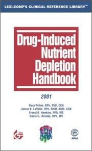 Tapa de Drug-induced nutrient depletion handbook