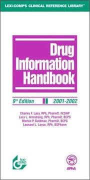 Tapa de Drug information handbook