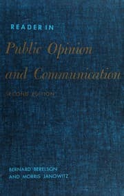 Tapa de Reader in public opinion and communication