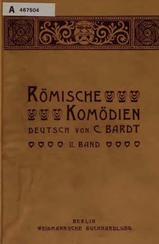 Tapa de Römische Komödien