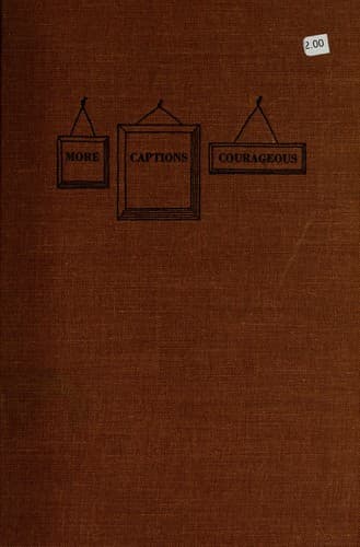 Tapa de More captions courageous