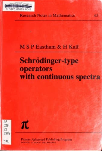 Tapa de Schrödinger-type operators with continuous spectra