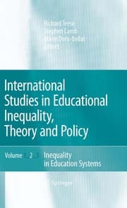 Tapa de International Studies in Educational Inequality, Theory and Policy