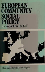 Tapa de European Community social policy