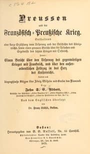 Tapa de Preussen und der französisch-preussische krieg