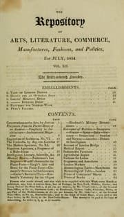 Tapa de The Repository of arts, literature, commerce, manufactures, fashions and politics