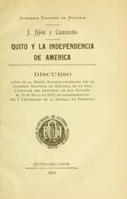 Tapa de Quito y la independencia de América