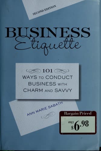 Tapa de Business Etiquette