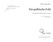 Tapa de Das politische Feld