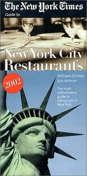 Tapa de The New York Times Guide to New York City Restaurants 2002