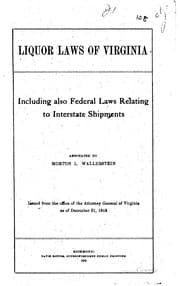Tapa de Liquor laws of Virginia