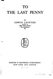 Tapa de To the last penny