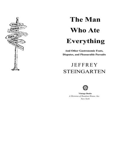 Tapa de The man who ate everything