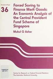 Tapa de Forced saving to finance merit goods