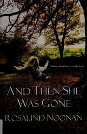 Tapa de And then she was gone