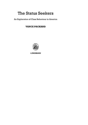 Tapa de The Status Seekers