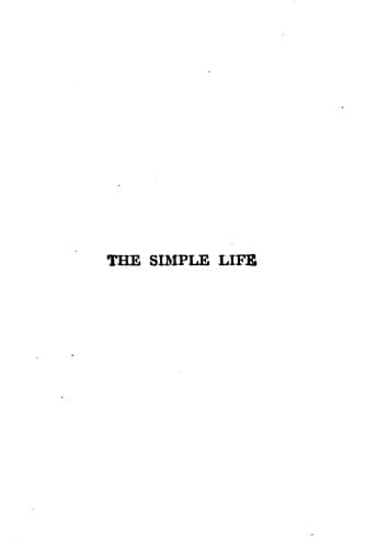 Tapa de The simple life
