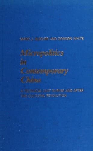 Tapa de Micropolitics in contemporary China