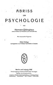 Tapa de Abriss der Psychologie