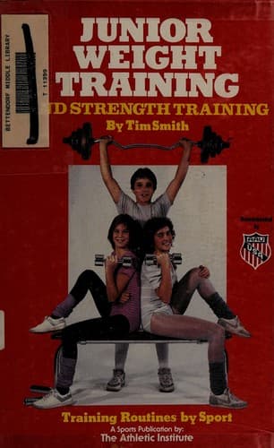 Tapa de Junior Weight Training