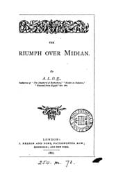 Tapa de The triumph over Midian, by A.L.O.E