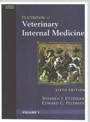 Tapa de Textbook of veterinary internal medicine