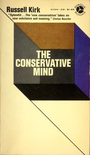 Tapa de The conservative mind, from Burke to Santayana