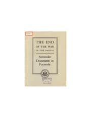 Tapa de The end of the war in the Pacific