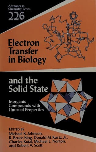 Tapa de Electron transfer in biology and the solid state