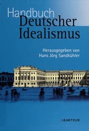 Tapa de Handbuch Deutscher Idealismus