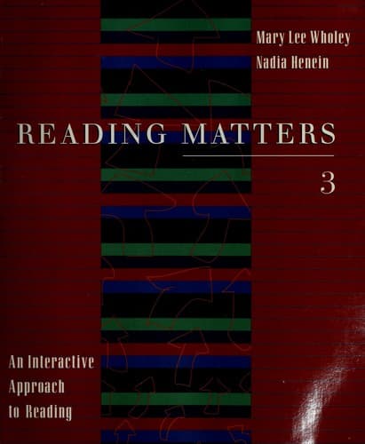 Tapa de Reading matters 3