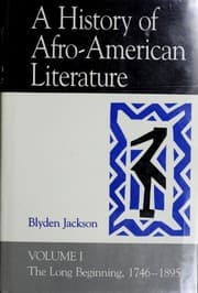 Tapa de A history of Afro-American literature