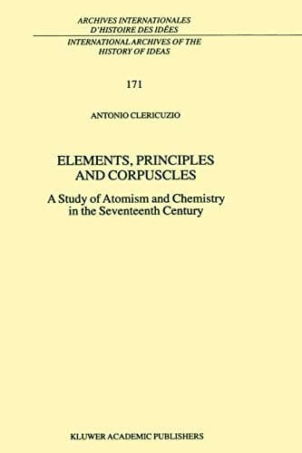 Tapa de Elements, principles and corpuscles