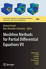 Tapa de Meshfree Methods for Partial Differential Equations VII