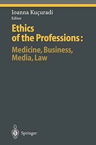Tapa de Ethics of the Professions
