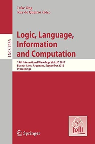 Tapa de Logic, Language, Information, and Computation