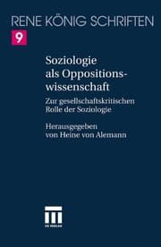 Tapa de Soziologie als Oppositionswissenschaft