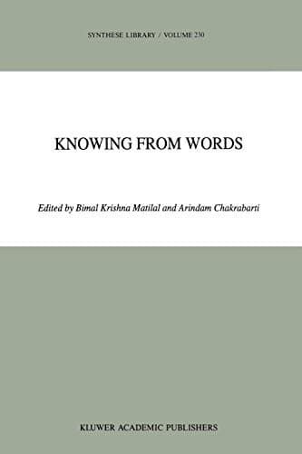 Tapa de Knowing from Words