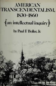 Tapa de American transcendentalism, 1830-1860