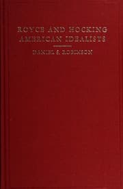 Tapa de Royce and Hocking: American idealists