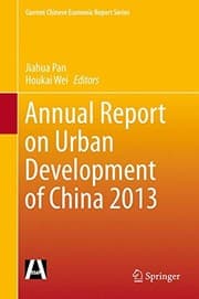 Tapa de Annual Report on Urban Development of China 2013