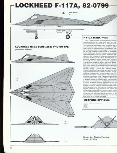 Tapa de Lockheed F-117 Stealth Fighter - Aerofax Extra