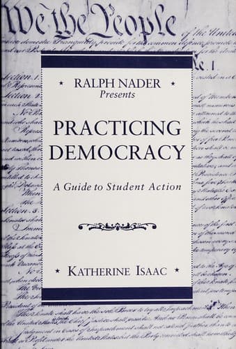 Tapa de Ralph Nader Presents Practicing Democracy