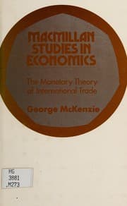 Tapa de The monetary theory of international trade