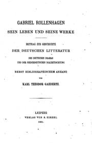 Tapa de Gabriel Rollenhagen, sein Leben und seine Werke: Beitrag zur Geschichte der deutschen Litteratur ..