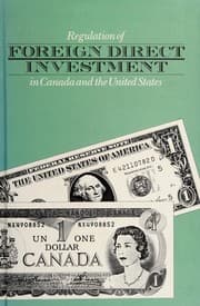 Tapa de Regulation of foreign direct investment in Canada and the United States