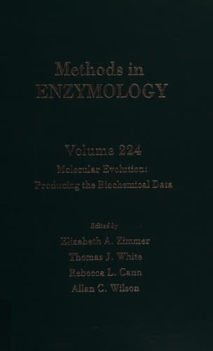 Tapa de Molecular evolution