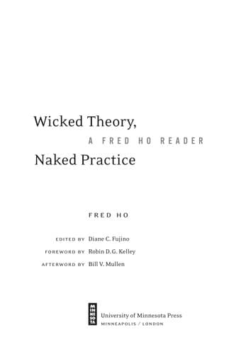 Tapa de Wicked theory, naked practice