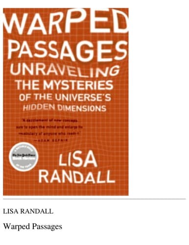 Tapa de Warped passages